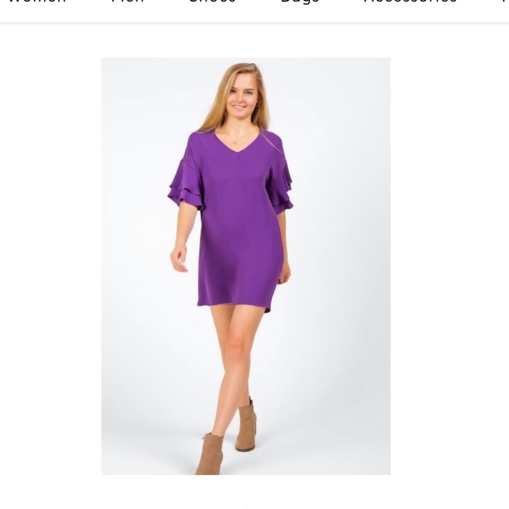 Francesa’s Flutter Sleeve Dress